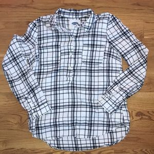 Plaid button down flannel